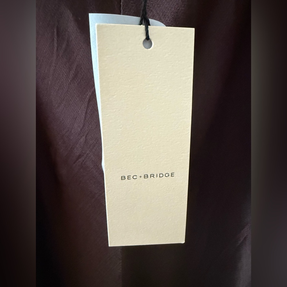 Bec & Bridge Cedar City Maxi Dress in Dark Chocolate Size US 6 NWT - Picture 8 of 15